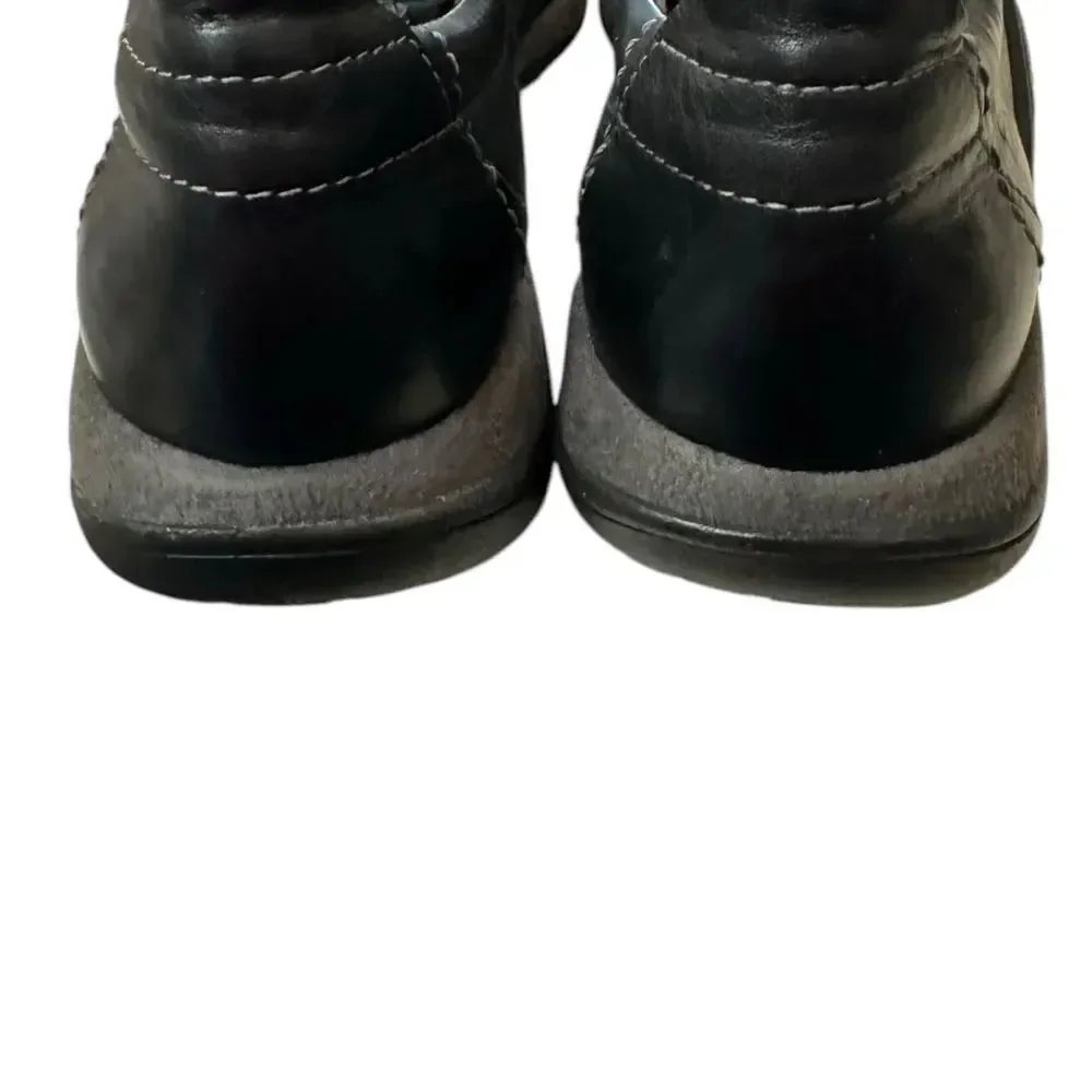 Romika Milla 95 Black Leather Lace Up Women's Loafers Sneakers 6 - 6.5 EU 37